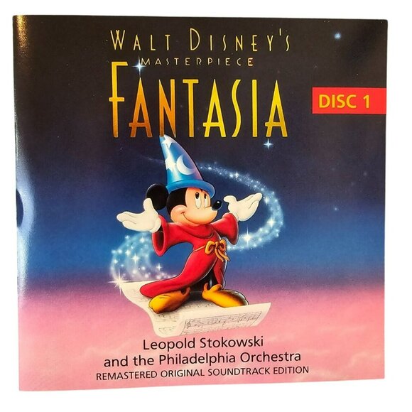 Walt Disney's Fantasia CD Disc 1 Masterpiece Soundtrack  37567cd - Picture 1 of 2